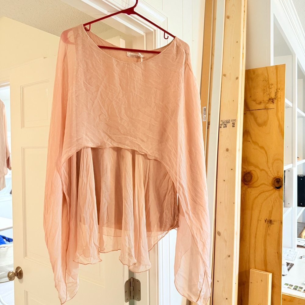 Cobble Stone Living Elegant Pink Women's Top